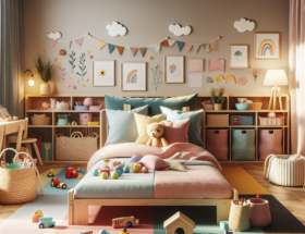 Twórz przestrzeń wspierającą rozwój z łóżkiem podłogowym Montessori