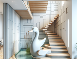 Schody kacze – nowatorskie podejście do aranżacji wąskich pomieszczeń