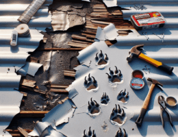 Zniszczony dach po kunie - co robić, zanim szkody będą nieodwracalne?