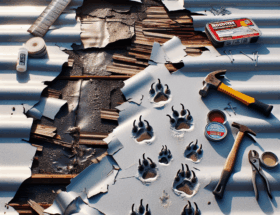 Zniszczony dach po kunie - co robić, zanim szkody będą nieodwracalne?