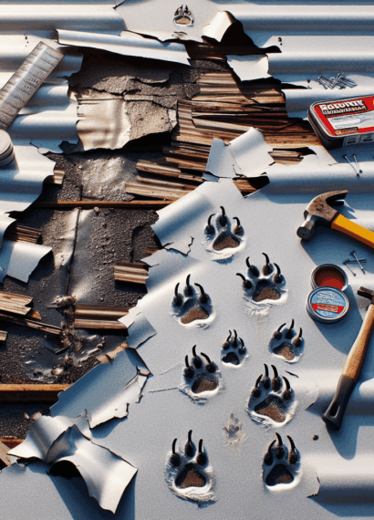 Zniszczony dach po kunie - co robić, zanim szkody będą nieodwracalne?