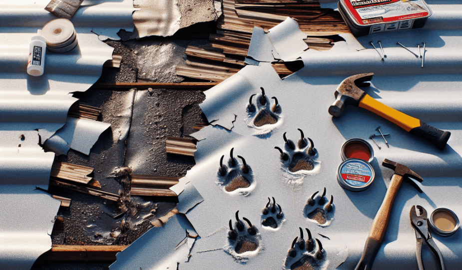 Zniszczony dach po kunie - co robić, zanim szkody będą nieodwracalne?