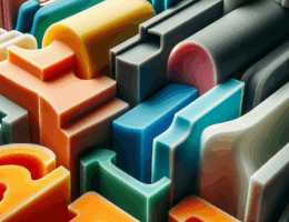 What are foamed silicone profiles?