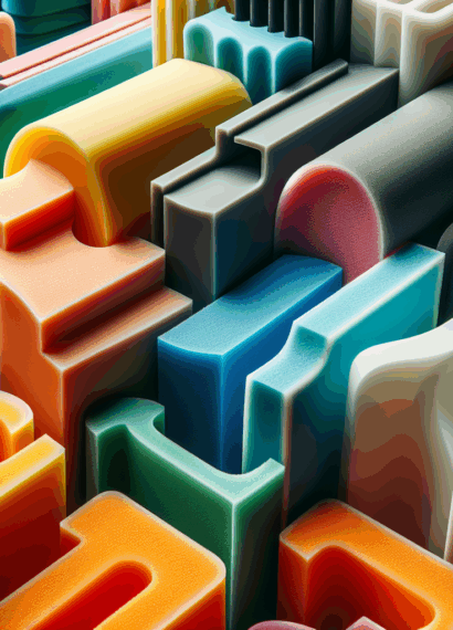 What are foamed silicone profiles?