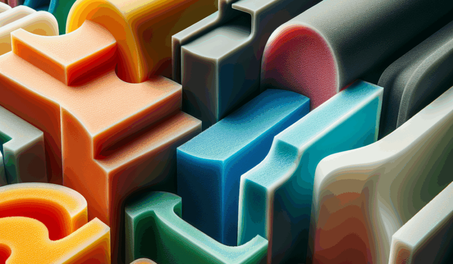 What are foamed silicone profiles?