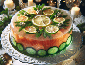 Łosoś w galarecie: przepis na święta i przyjęcia