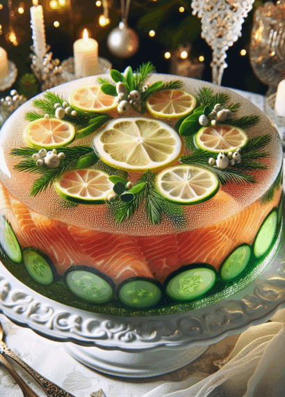 Łosoś w galarecie: przepis na święta i przyjęcia