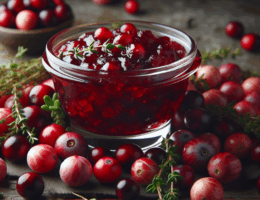 Żurawina do mięsa – przepis na słodko–kwaśny dodatek do dań