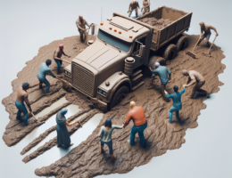 Co zrobić gdy glina nie utrzymuje ciężarówek?