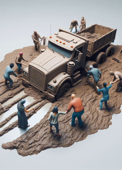 Co zrobić gdy glina nie utrzymuje ciężarówek?