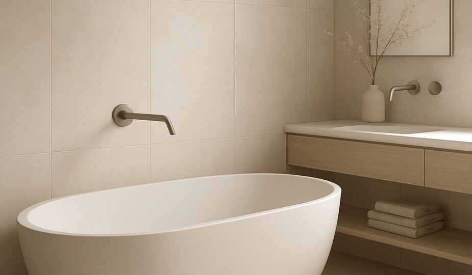 Sekrety eleganckiej łazienki. Jak bateria podtynkowa całkowicie zmienia design wnętrza?